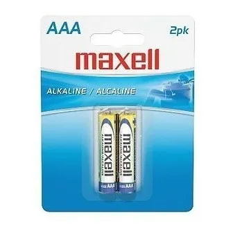 Blister Par Bateria Alcalina Aaa 1.5v Maxell, 2 Unds