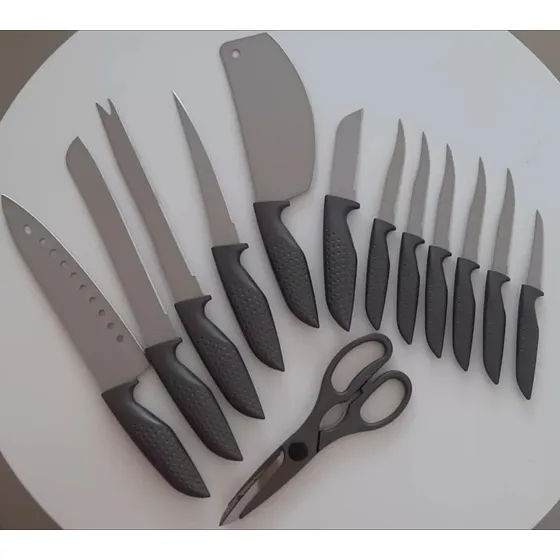 Juego De 13 Cuchillos Titanium Profesional