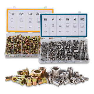 Kit De Tuerca De Remache De Acero Inoxidable Zelcan, Remache Kit De Tuerca De Remache De Acero Inoxidable Zelcan, Remache