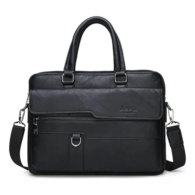 Maletin Bolso Elegante Cuero Hombre Velez