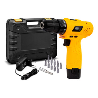 Parafusadeira Furadeira 12v Sem Fio Com Maleta Kit Pb3000k Parafusadeira Furadeira 12v Sem Fio Com Maleta Kit Pb3000k