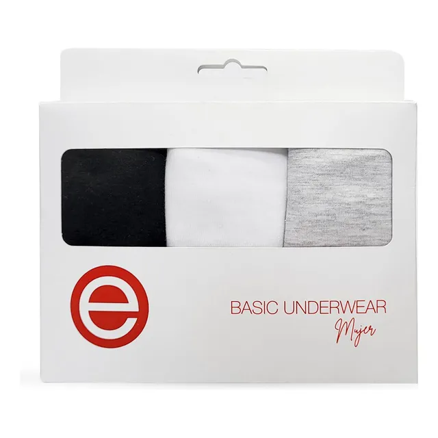 Pack X 3 Bombachas Elemento Mujer Vedettina Cola Less Tanga