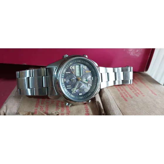 Relógio Casio Oceanus Ocw 520wce Japan Solar Copa 2006 Leia