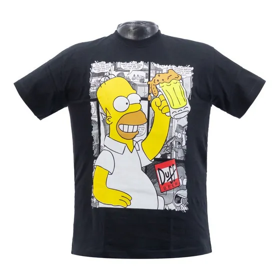 Franela Homero Simpson Cerveza Adulto Unisex Algodón