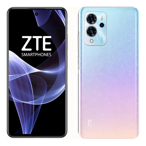 Celular Zte V40 Pro Blade 128gb - 6gb Ram Amoled Screen 5100mah Color Blanco iridiscente