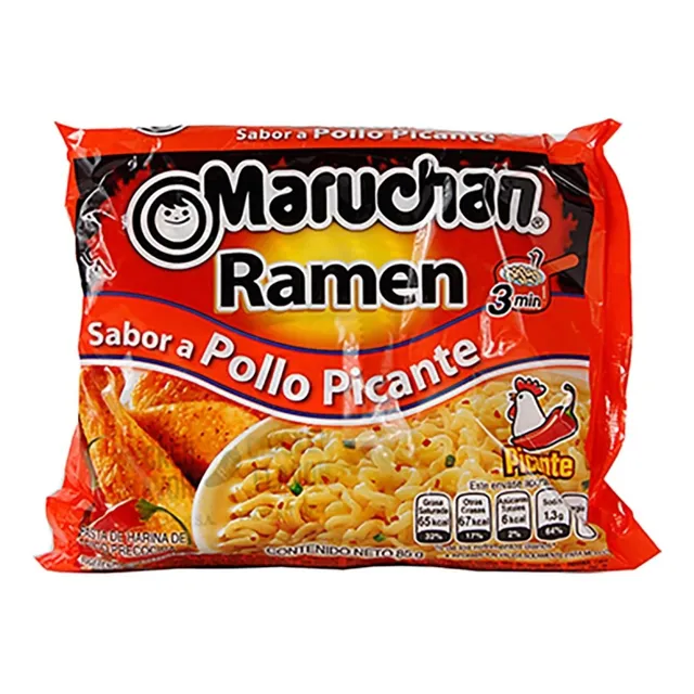 Sopa Maruchan Ramen Pollo Picante X 85g Fideos Instantaneos