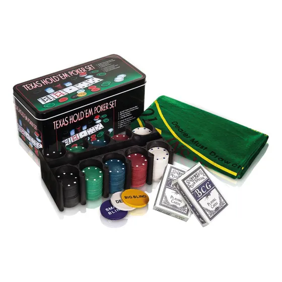 Poker Fichero 200 Fichas Set Juego Veoquiero Black Jack Cartas Y Paño