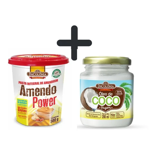 Mantequilla Maní 500grs Más Aceite De Coco Virgen 200ml