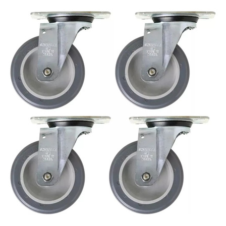 Kit Rodízio Giratório 4 Pol 65kg Schioppa Gl 412 Bp (4 Und) Kit Rodízio Giratório 4 Pol 65kg Schioppa Gl 412 Bp (4 Und)