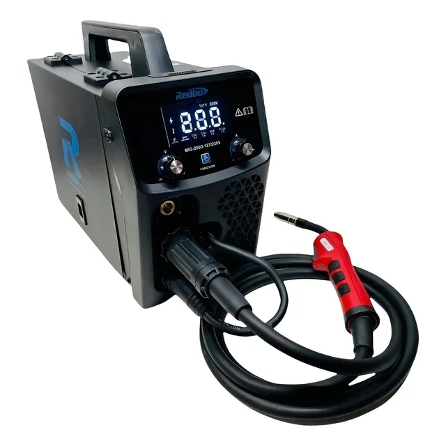 Soldadora inverter Redbo MIG-200D color negro