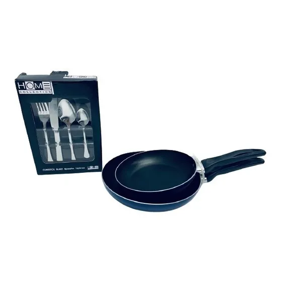 Juego Sarten 20-24cm + 24 Cubiertos Imusa Sb. 8819 Xavi