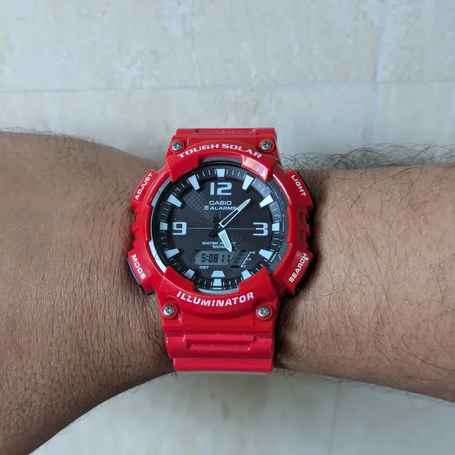 Reloj Casio Solar Aq-s810w Original Usado En Buen Estado