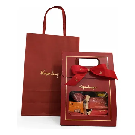 Caixa Com 10 Bombons Kopenhagen - Kit Presente Maleta 110g