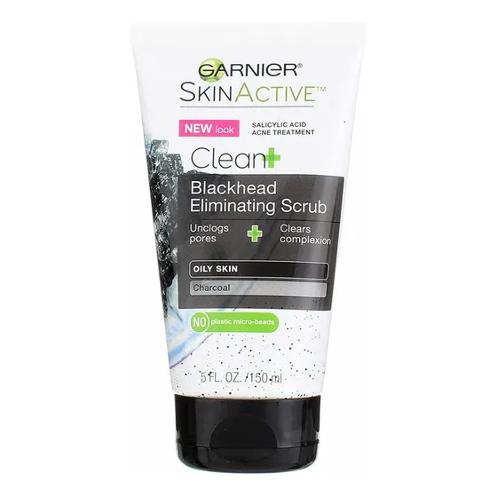 Scrub Garnier Clean Para Eliminar Puntos Negros, 145 Ml (paq