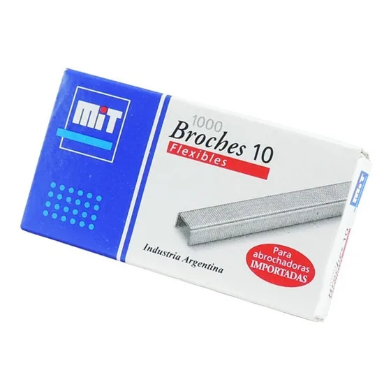 Broches Mit Nº 10 X 1000 Unidades Para Abrochadora