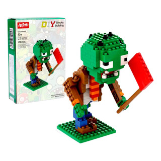 Figura Plantas Vs Zombies Mini Bloques Armables Juguetes 3d Cantidad De Piezas 286 Versión Del Personaje Zombie Abanderado Figura Plantas Vs Zombies Mini Bloques Armables Juguetes 3d Cantidad De Piezas 286 Versión Del Personaje Zombie Abanderado