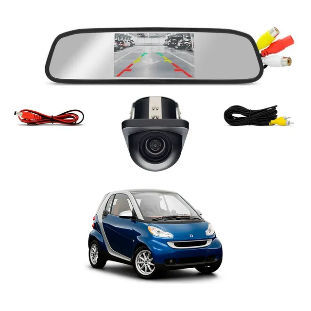 Retrovisor Com Câmera De Ré Smart Fortwo 2008 2009 2010 2011