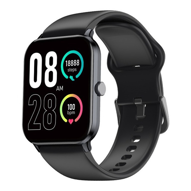 Relógio Smartwatch Qcy Watch Gtc S1 Bluetooth 5.0 Ipx8 Cor Da Pulseira Preto Relógio Smartwatch Qcy Watch Gtc S1 Bluetooth 5.0 Ipx8 Cor Da Pulseira Preto