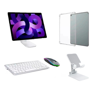 Teclado, Suporte, E Mouse Para iPad Air 5ª + Capa Tpu Teclado, Suporte, E Mouse Para iPad Air 5ª + Capa Tpu