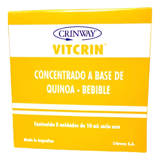 5 Cajas De Vitcrin (quinoa) Crinway De 10 Ml