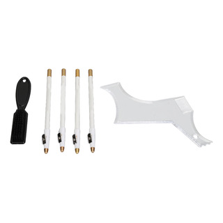 Beard Styling Grooming Tools Shaper Stencil Kit 4 Peças De B Beard Styling Grooming Tools Shaper Stencil Kit 4 Peças De B
