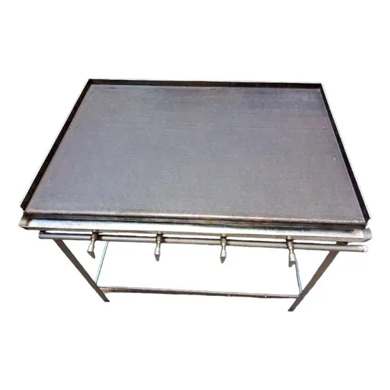 Plancha Industrial De 1.00x0,70cm Para Cachapas Nueva A Gas