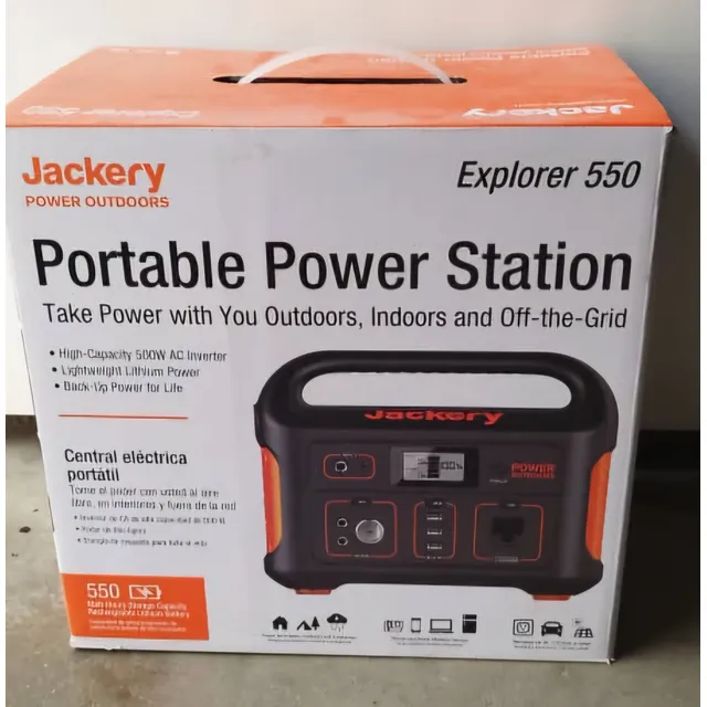 Power Station Jackery Explorer 550w Generador Solar