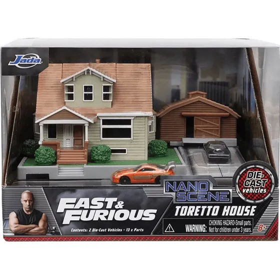 Casa De  Toretto Escala 1/64 Dos Autos Fundidos  Rap/furioso
