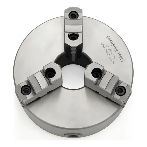 Placa P/torno 3 Castanhas Sobrepostas 250mm Champion 900.036