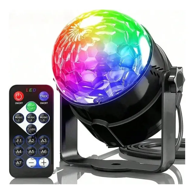 Foco Lámpara Led Discoteca Luces Sicodélicas Fiesta