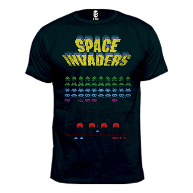 Remera Space Invaders Consola Atari Arcade Retro 100%algodón