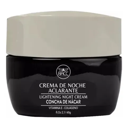 Crema Aclarante De Noche Concha De Nácar Antimancha Bacc 60g