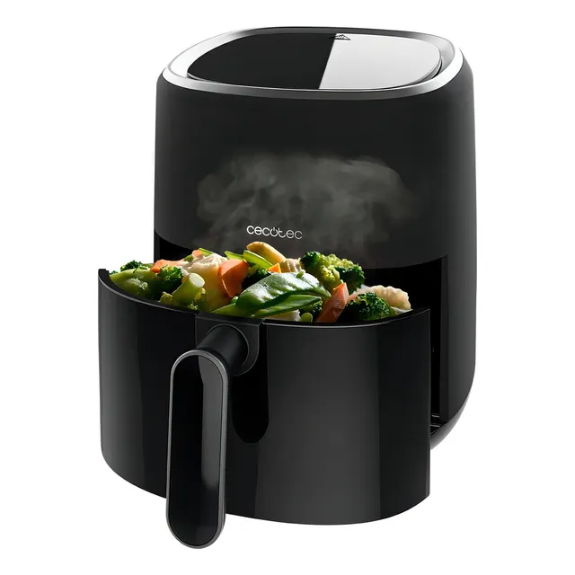 Freidora Digital Sin Aceite Aire Cecotec Cecofry Fantastik 3500 3,5l Color Negro