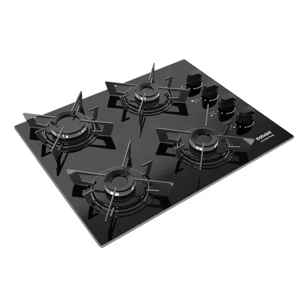 Cooktop Electra Plus 4q Pto Preto