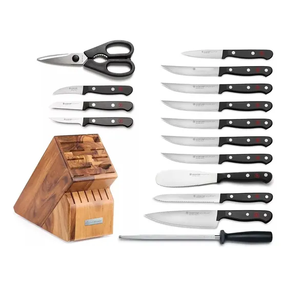 Wüsthof Gourmet 16 Piezas Juego De Cuchillos / Bcv
