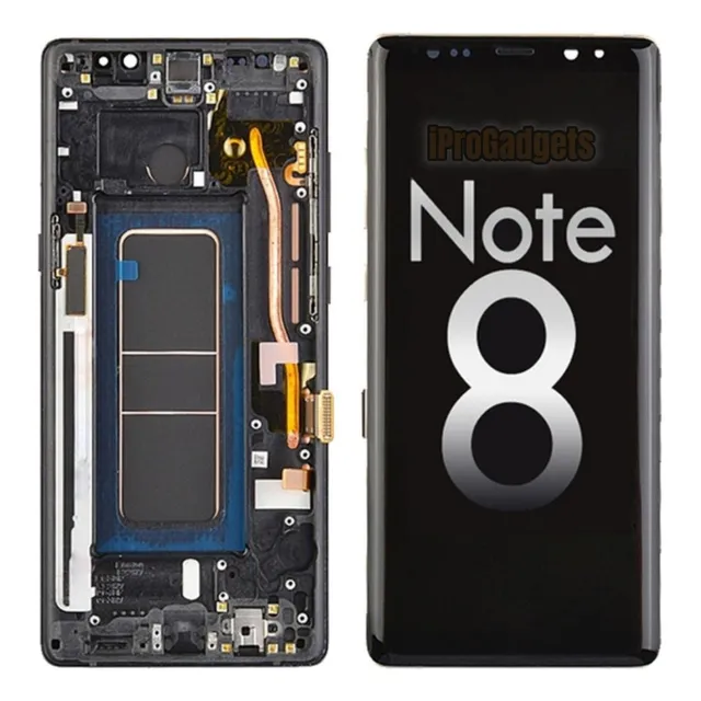 P-m Pantalla Táctil Lcd Amoled Para Samsung Note 8 N950f