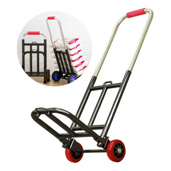 Carro Carga Plegable Acero Llegua Pequeño Yegua Carro 50 Kg