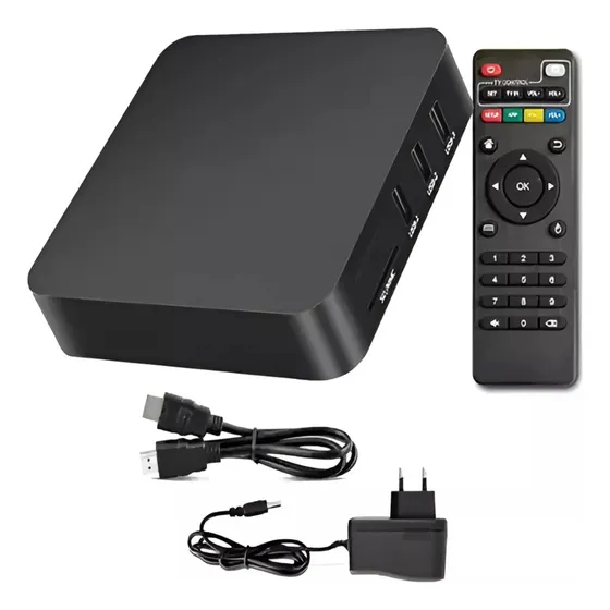 Aparelho Adaptador Smart Tv Box Transforme Sua Tv Em Smart