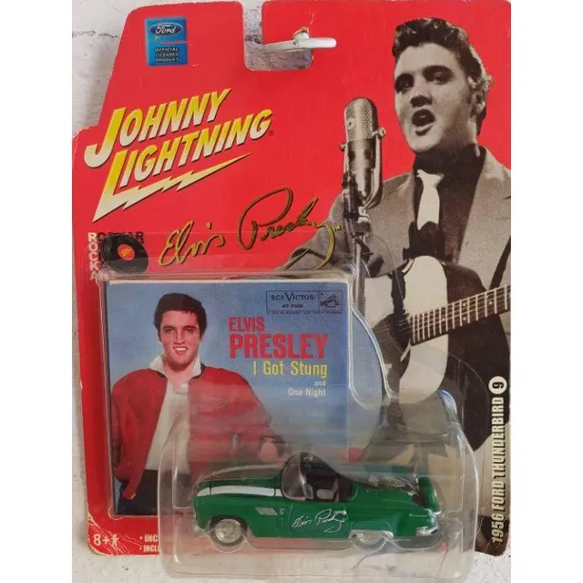 Auto Johnny Lightning 1956 Ford Thunderbird Elvis Disco Rdf1