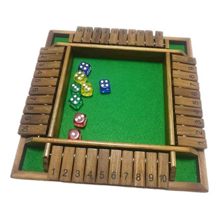 Juego De Dados Shut The Box, Juego De Manualidades De Juego De Dados Shut The Box, Juego De Manualidades De