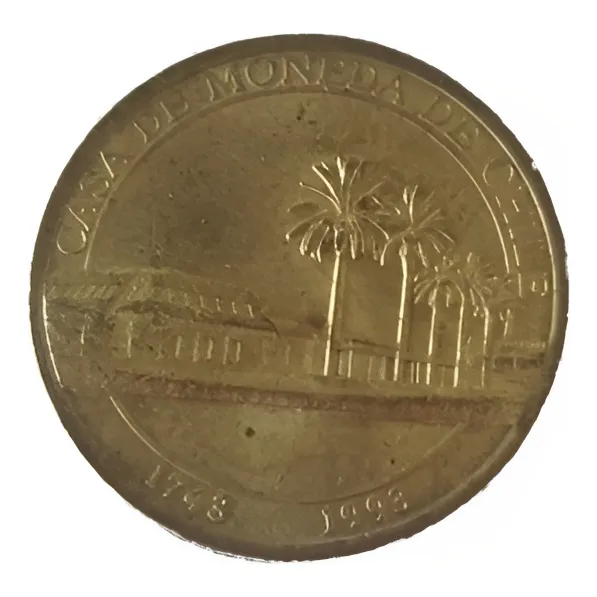 Medalla Fisa Casa De Moneda De Chile 1993