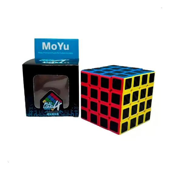 Cubo Rubik Moyu Meilong 4x4 Fibra De Carbono Multicolor Plastico | Cuotas sin interés