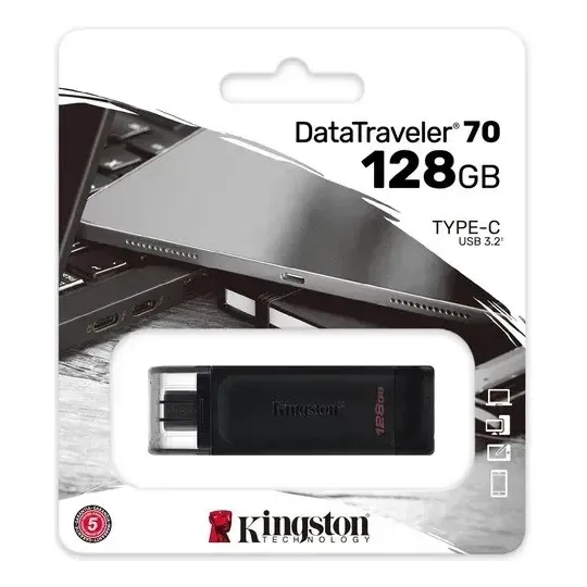 Pendrive 128gb Tipo C Kingston Datatraveler