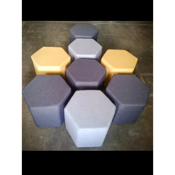 Puff Hexagonales, Puff Cubo Y Formas Variadas