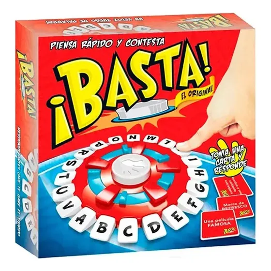 Juego De Mesa Basta Piensa Rapido Pulsacion Letras Familiar