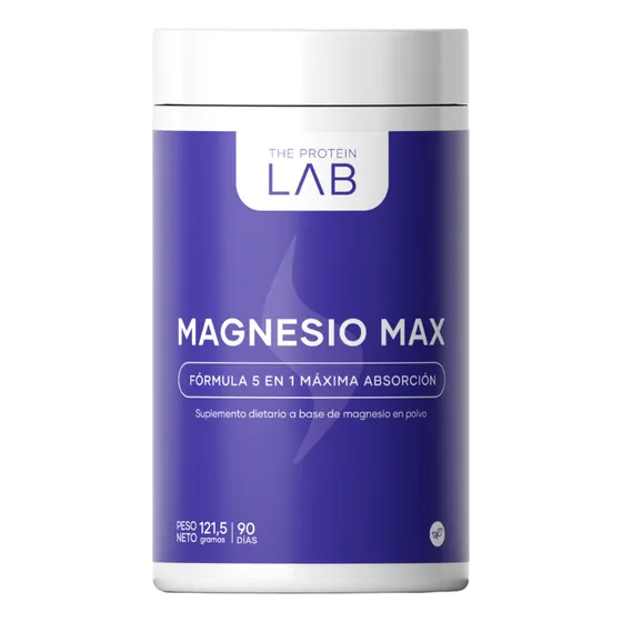 Magnesio Max Formula 5 En 1 The Protein Lab 90 Días Sin Sabor 400mg elemental - Citrato, Glicinato, Malato, Cloruro y óxido