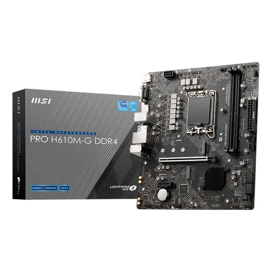 Motherboard Msi H610m G Pro Ddr4 Intel Socket 1700 12va Gen