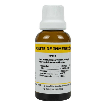 Aceite De Inmersion Tipo B 30ml Golden Bell Marrón Claro Aceite De Inmersion Tipo B 30ml Golden Bell Marrón Claro