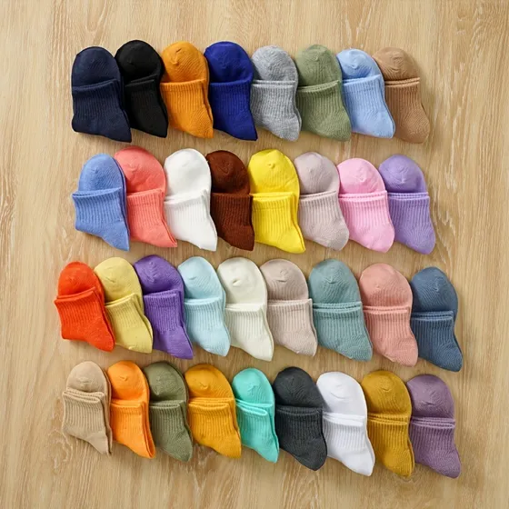 Medias 3/4 Multicolores Para Niños