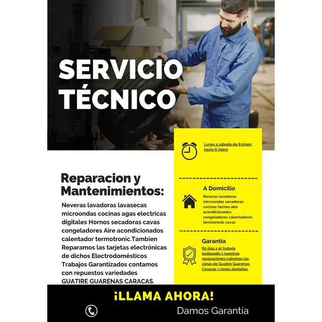 Reparacion Nevera Lavadora Secadora Cocina Guatire Caracas